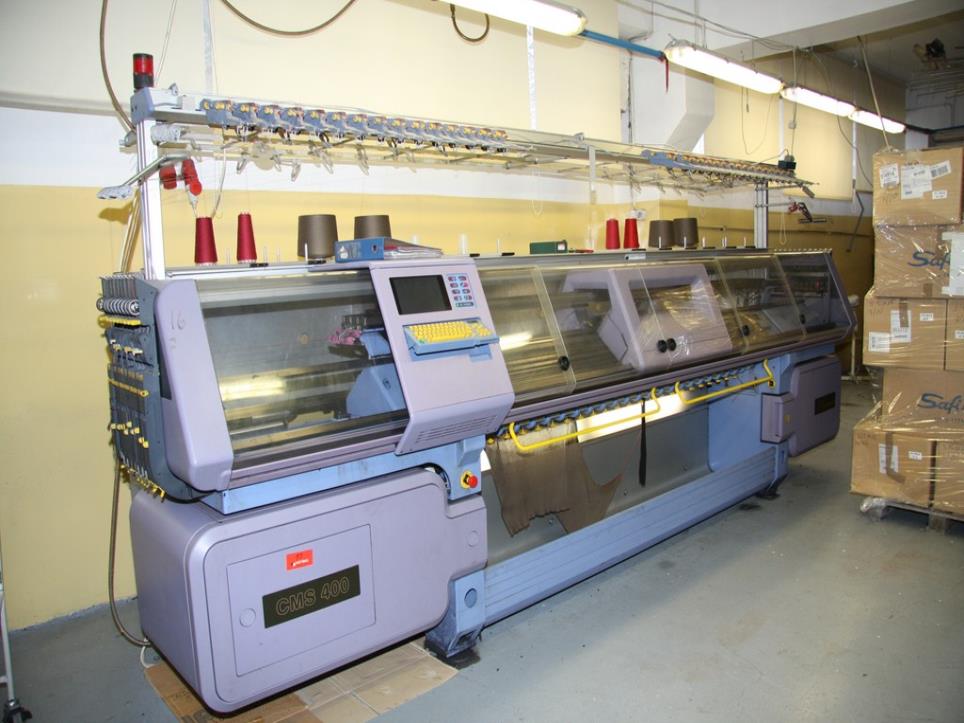 Used STOLL CMS 400 Flat bed knitting machine for Sale (Auction Premium) | NetBid Industrial Auctions